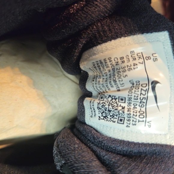 AIR PENNY 2 \'PANDA\' sz 8 white & black  Nwb main image 6